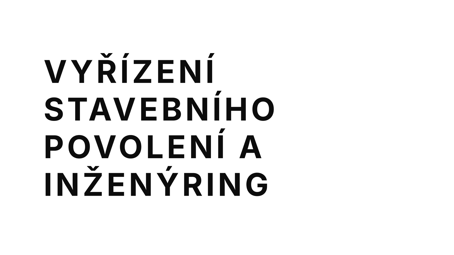 Vyřízení stavebního povolení a inženýring